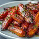 Honey Glazed Roasted Carrots Thyme
