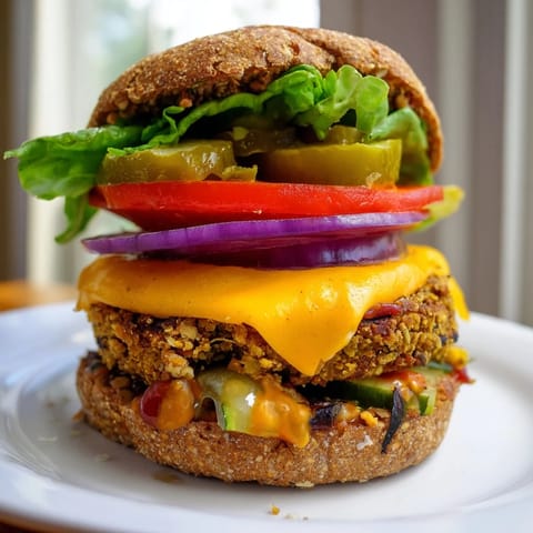 Hearty Veggie Burger Delight
