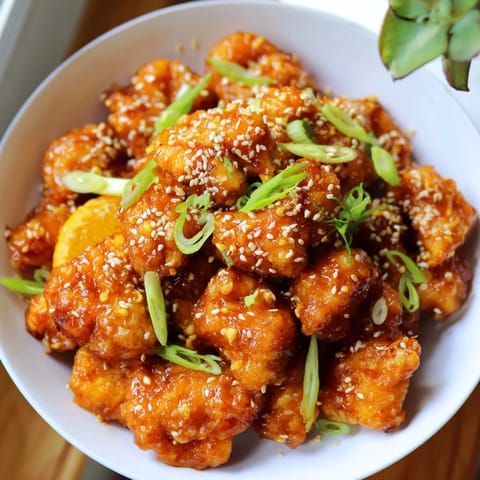 Crispy Orange Chicken Bites