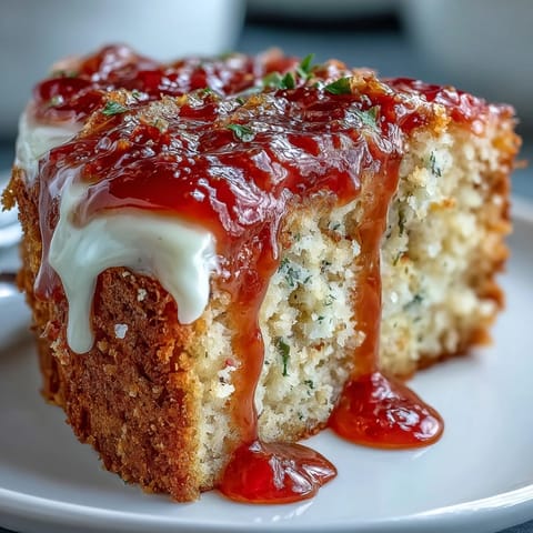 Freshly baked Heavenly Blood Orange Yogurt Cake with a bright, glossy citrus icing drizzled over moist slices.