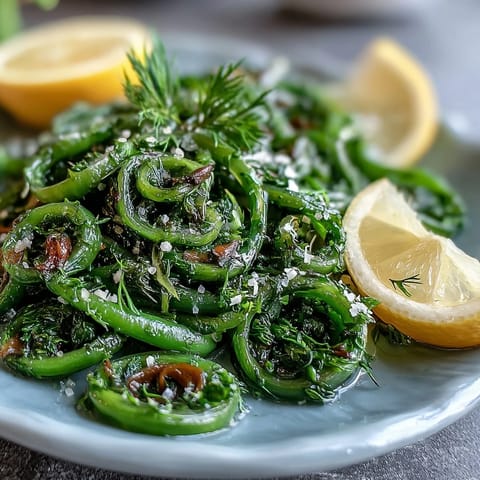 Fresh asparagus ribbons, green peas, and arugula drizzled with bright lemon dressing for a light, healthy meal.  