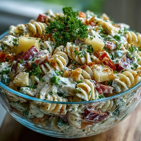 Hawaiian Pasta Salad Ham