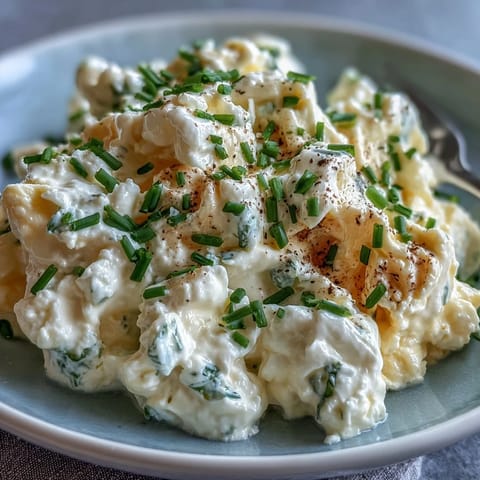 Creamy Protein-Packed Cottage Cheese Scrambled Eggs, perfectly fluffy for brunch.