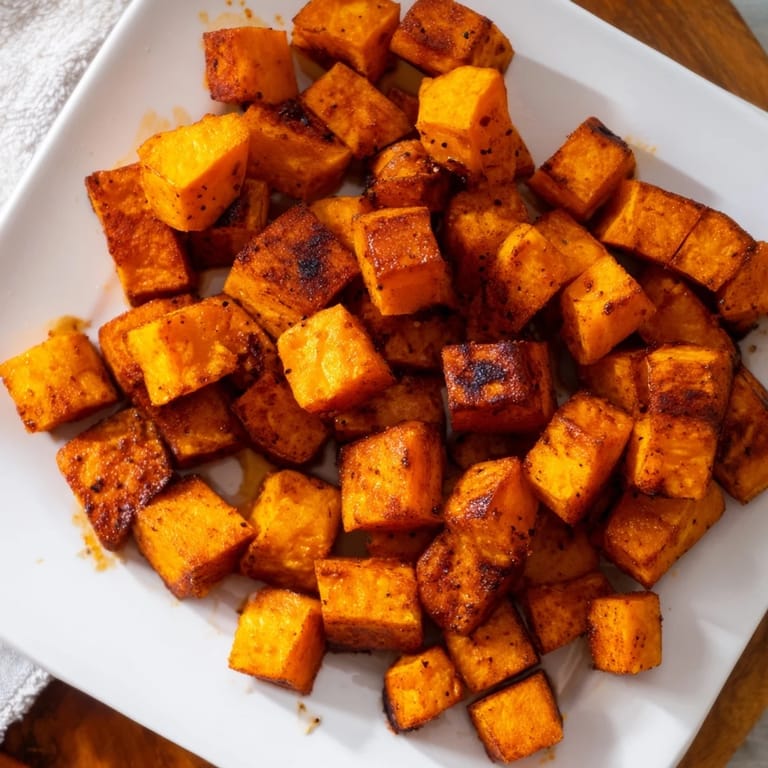 Oven-roasted to perfection, these sweet potatoes offer a caramelized and flavorful side dish for any meal.