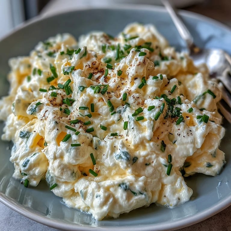 Hearty Protein-Packed Cottage Cheese Scrambled Eggs, a delicious breakfast boost.