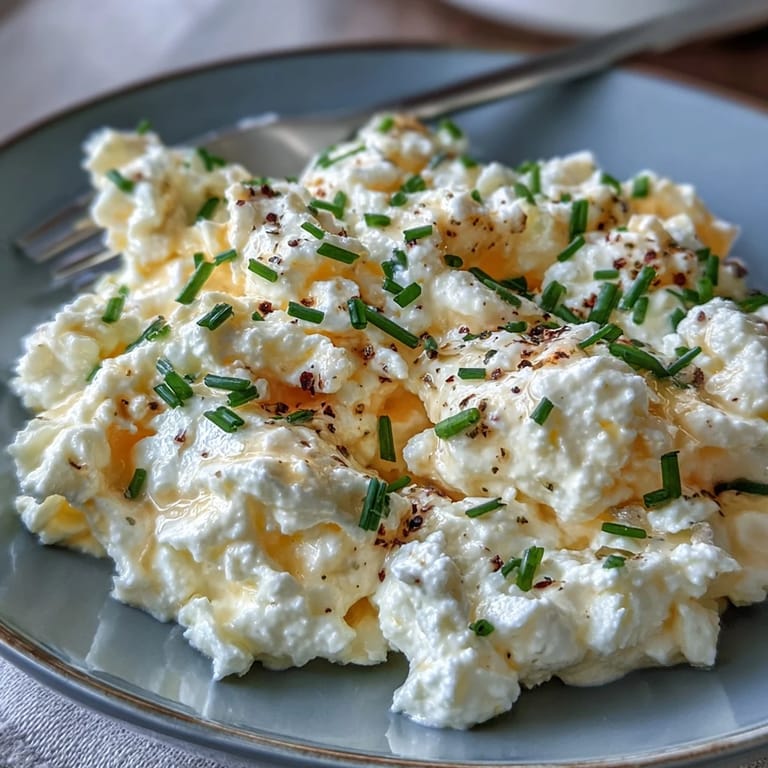 Enjoy Protein-Packed Cottage Cheese Scrambled Eggs, a quick and satisfying meal.