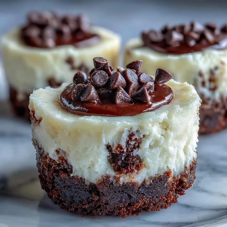 Gooey mini cheesecake bites with Oreo crust, topped beautifully for a sweet treat experience.